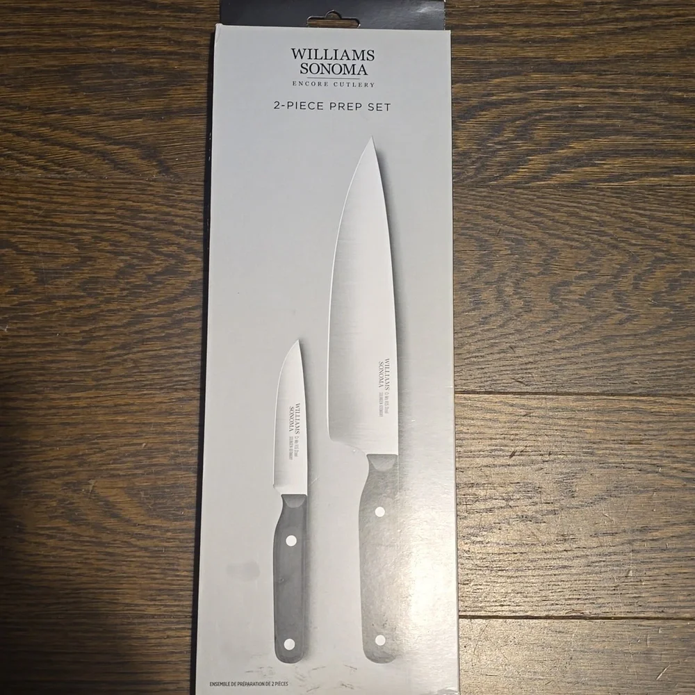 BNWT Williams Sonoma Encore Prep Knives, Set of 2, Retail Price $129.95 USD